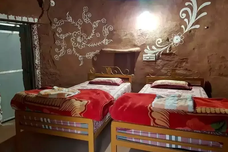 Bedroom Bedroom in houses of bishnoi village